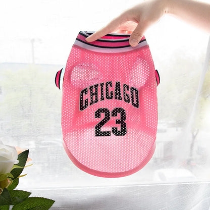 Mesh Breathable Dog Basketball Jersey Clothes XS-5XL For Small Medium Large Dogs Summer Cool Puppy Vest Chihuahua Yorkies Shirt